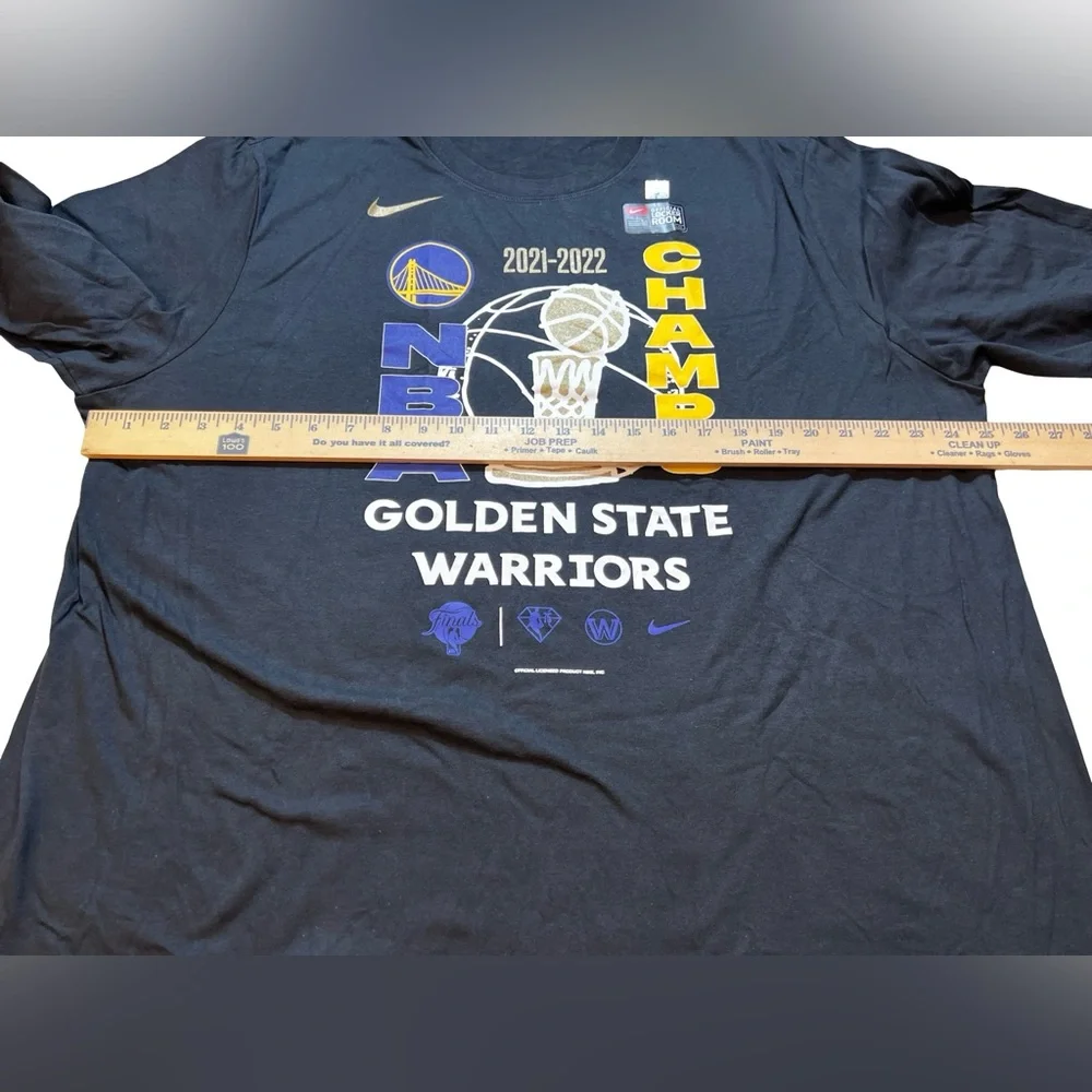 Nike Golden State Warriors 2021-2022 NBA Champs‎ Long Sleeve Tee Black men’s XXL